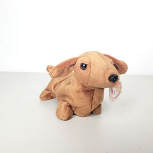 Weenie TY Beanie Babies RARE TAG ERROR Wrong Tush Tag - "Snort" 1995